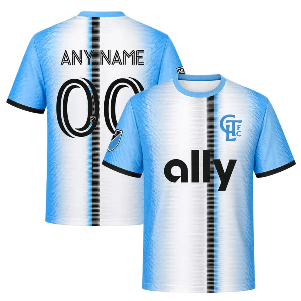 CLTFC Jersey – Perfect White & Blue Soccer Kit