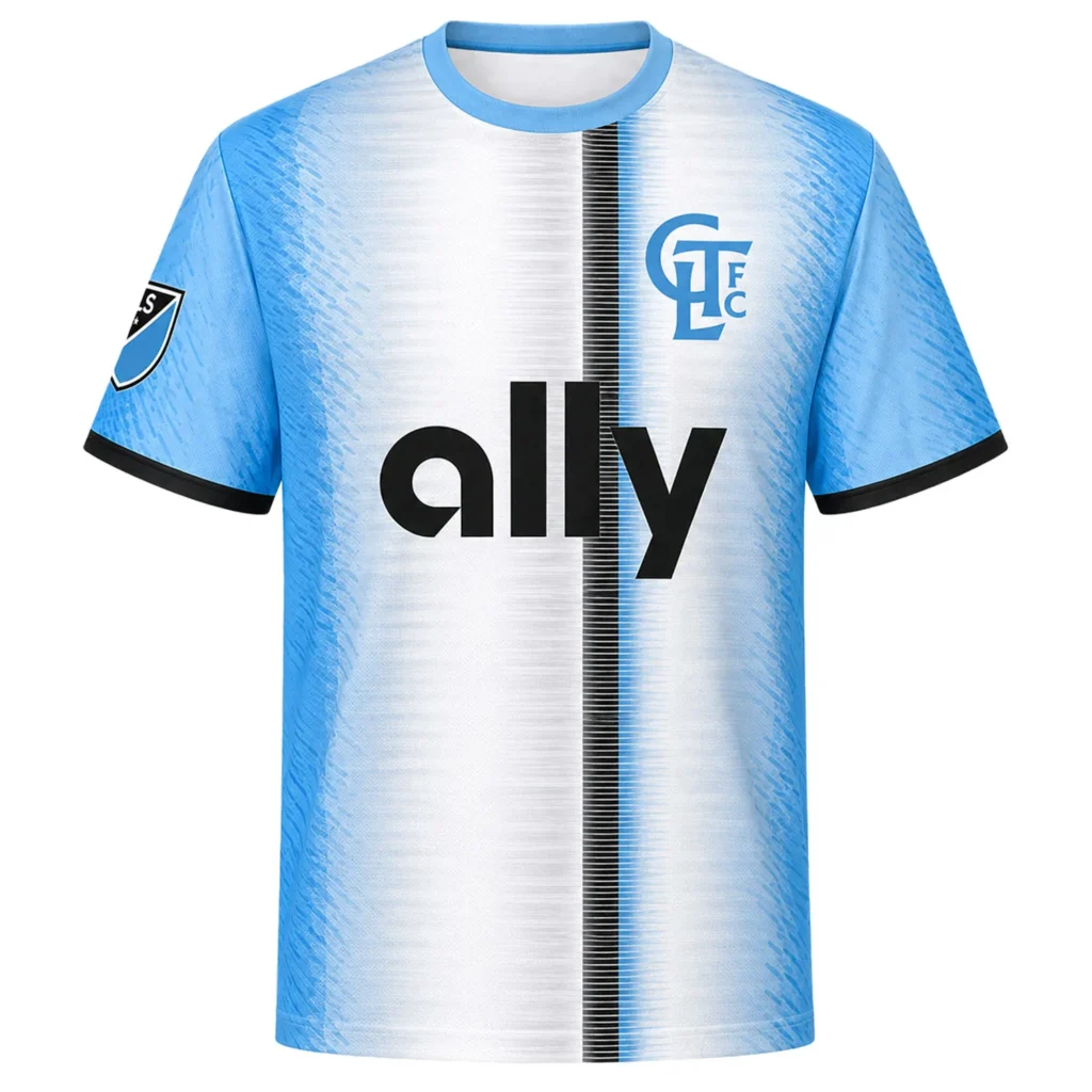 CLTFC Jersey – Perfect White & Blue Soccer Kit
