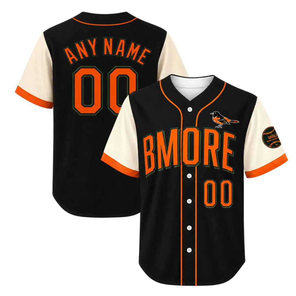 Orioles Baseball Jersey Throwback Elite Custom Tee