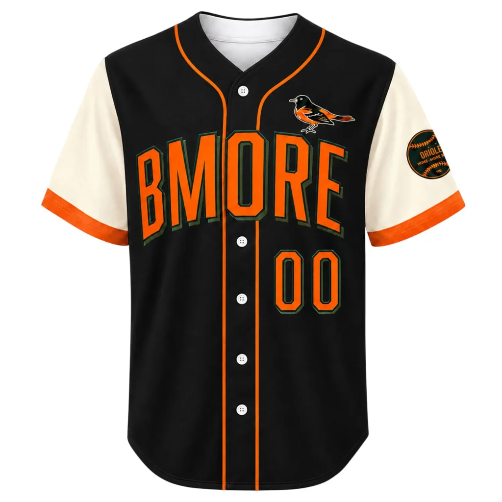 Orioles Baseball Jersey Throwback Elite Custom Tee