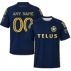 Whitecaps FC Custom Navy Jersey – Impressive Fan Style