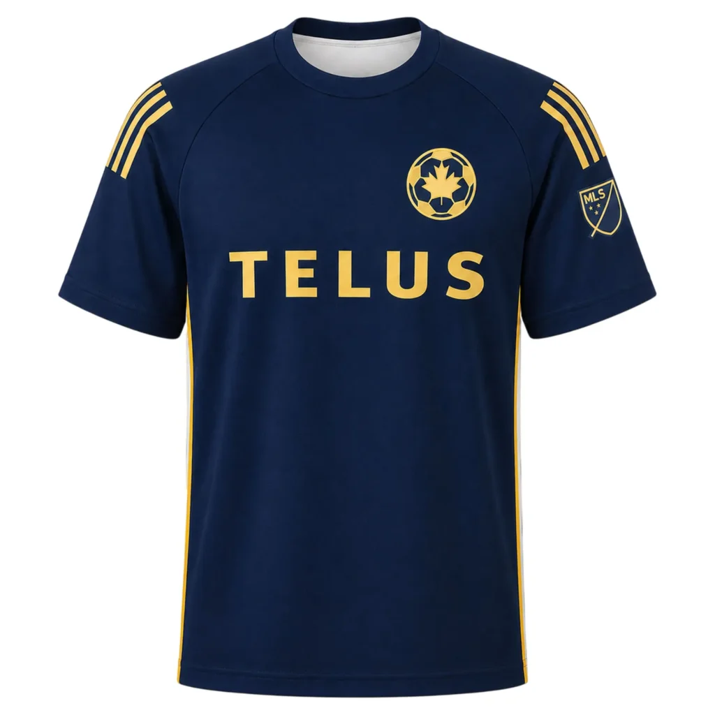 Whitecaps FC Custom Navy Jersey – Impressive Fan Style