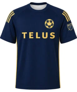 Whitecaps FC Custom Navy Jersey – Impressive Fan Style