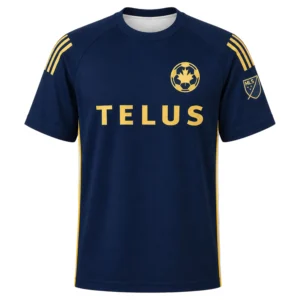 Whitecaps FC Custom Navy Jersey – Impressive Fan Style