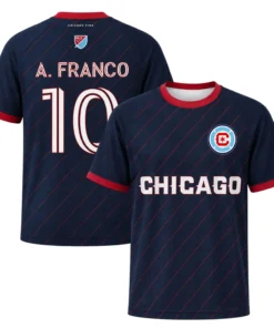 Andre Franco Chicago Fire Jersey Vibrant Navy Kit