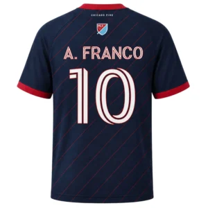 Andre Franco Chicago Fire Jersey Vibrant Navy Kit
