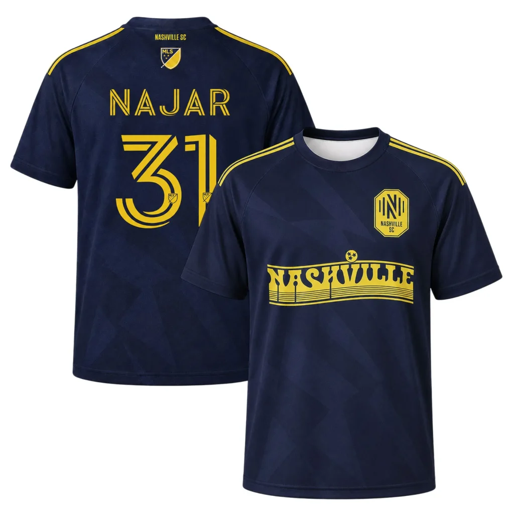 Andy Najar Nashville SC Jersey Essential Navy