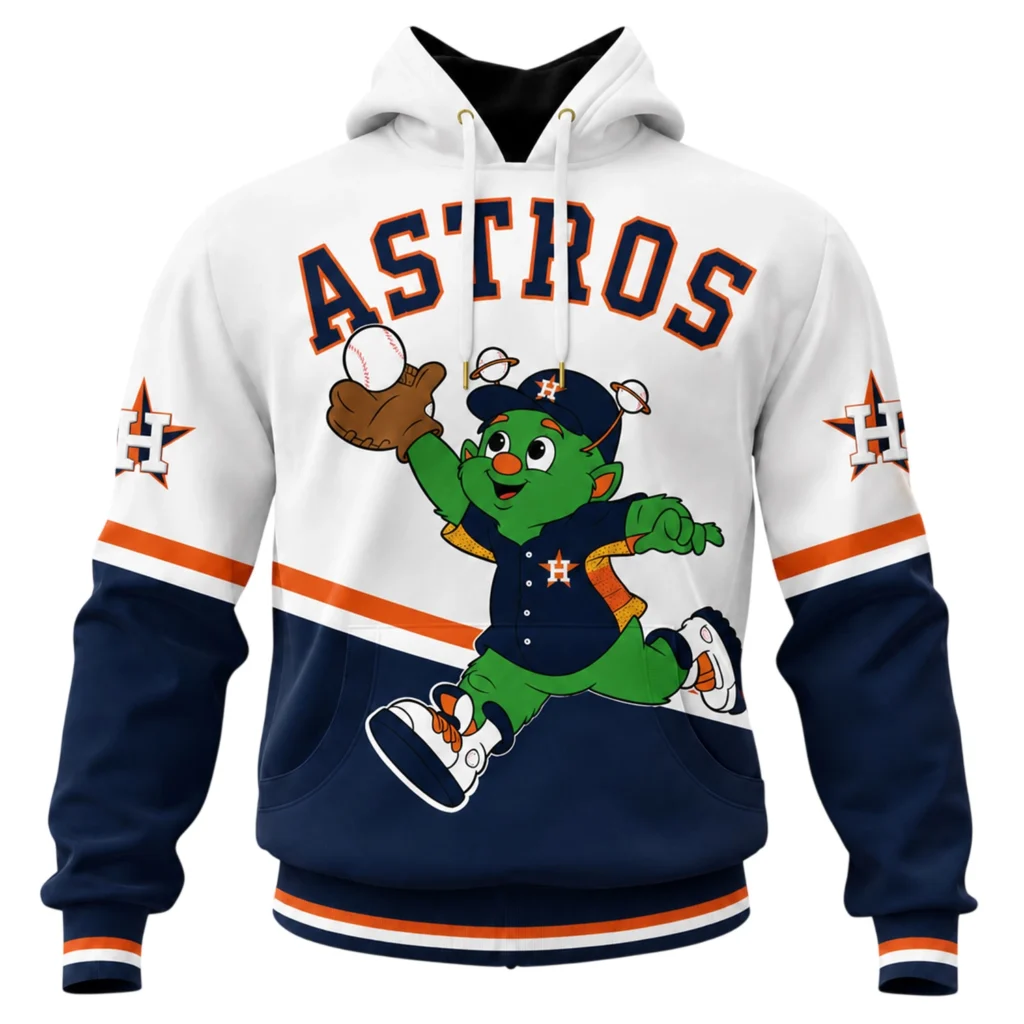 Astros Baseball Hoodie Custom Remarkable Mascot Graphic