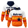 Astros Fan Hoodie Custom Exclusive Retro Stripe Design