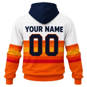 Astros Fan Hoodie Custom Exclusive Retro Stripe Design