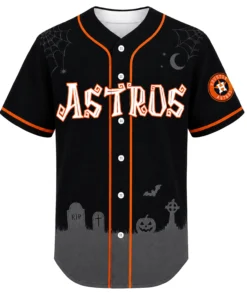 Astros Halloween Jersey Custom Festive Black Style