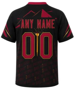 Atlanta United Custom Soccer Jersey – Bold Golden Spike Style
