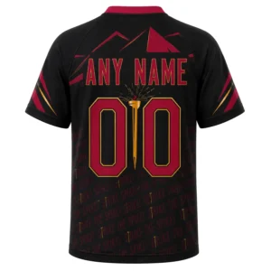 Atlanta United Custom Soccer Jersey – Bold Golden Spike Style