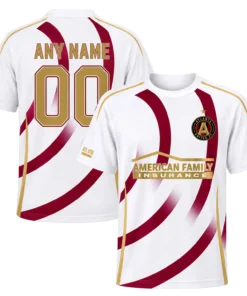 Atlanta United Custom Soccer Jersey – Dynamic Stripe Style