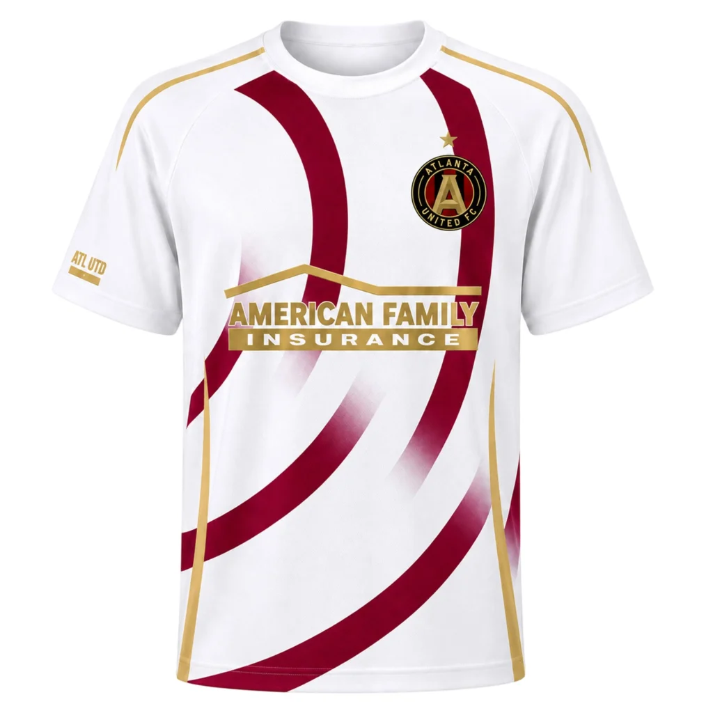 Atlanta United Custom Soccer Jersey – Dynamic Stripe Style