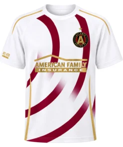 Atlanta United Custom Soccer Jersey – Dynamic Stripe Style
