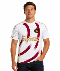Atlanta United Custom Soccer Jersey – Dynamic Stripe Style