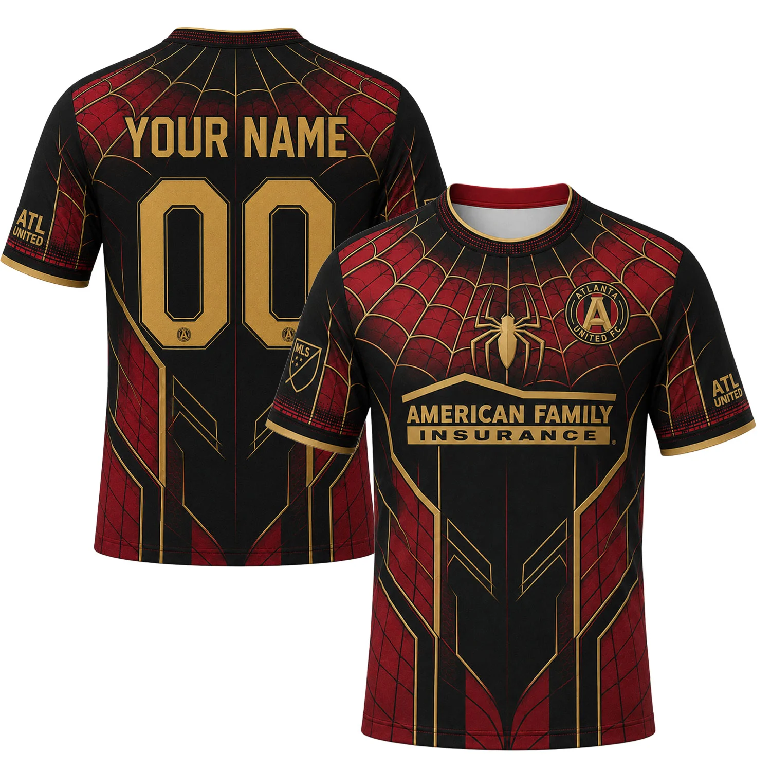 Atlanta United FC X Spiderman Custom Soccer Jersey – Captivating