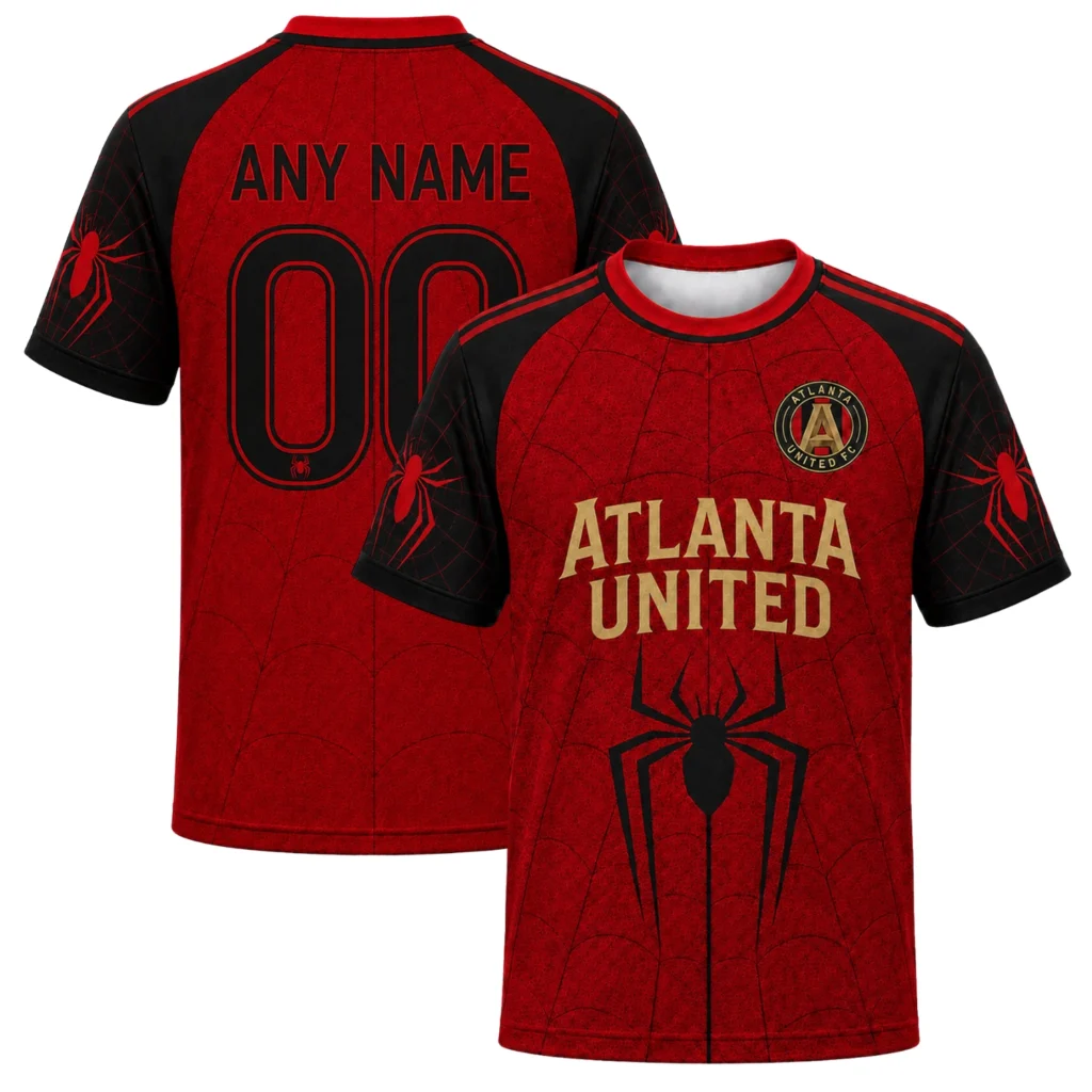 Atlanta United Custom Jersey – Unique Spider Man Graphic