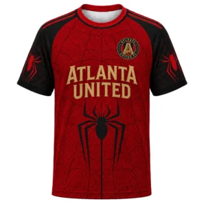 Atlanta United Jersey – Bold Spider Web Soccer Shirt