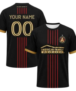 Atlanta United Personalized Black Jersey – Champion Edition