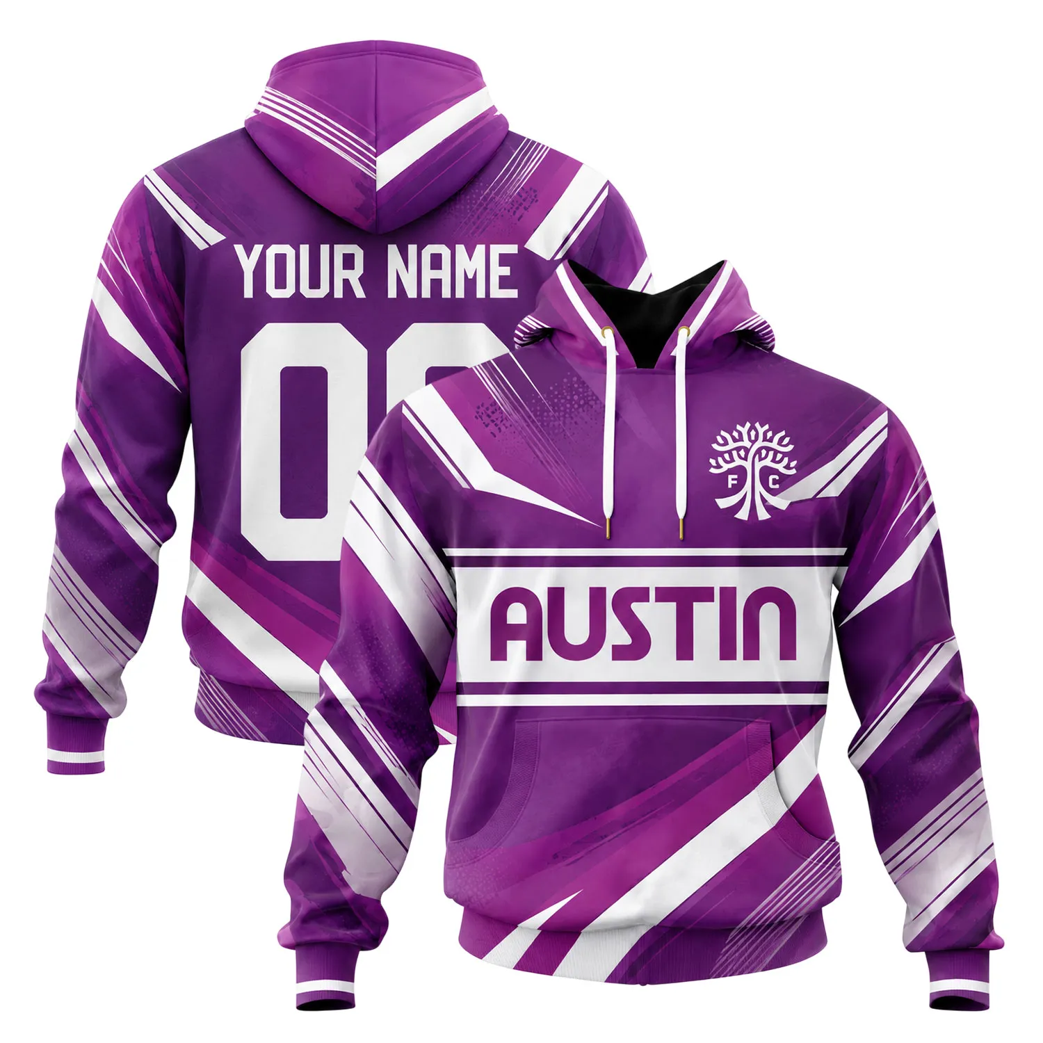 Austin FC Custom Hoodie Purple – Elite Fan Apparel
