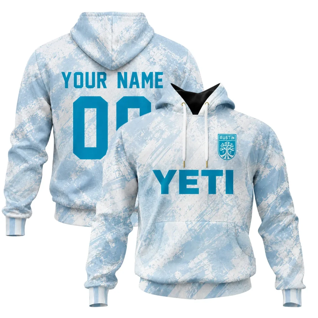 Austin FC Hoodie Custom Name & Number – Team Pride Gear