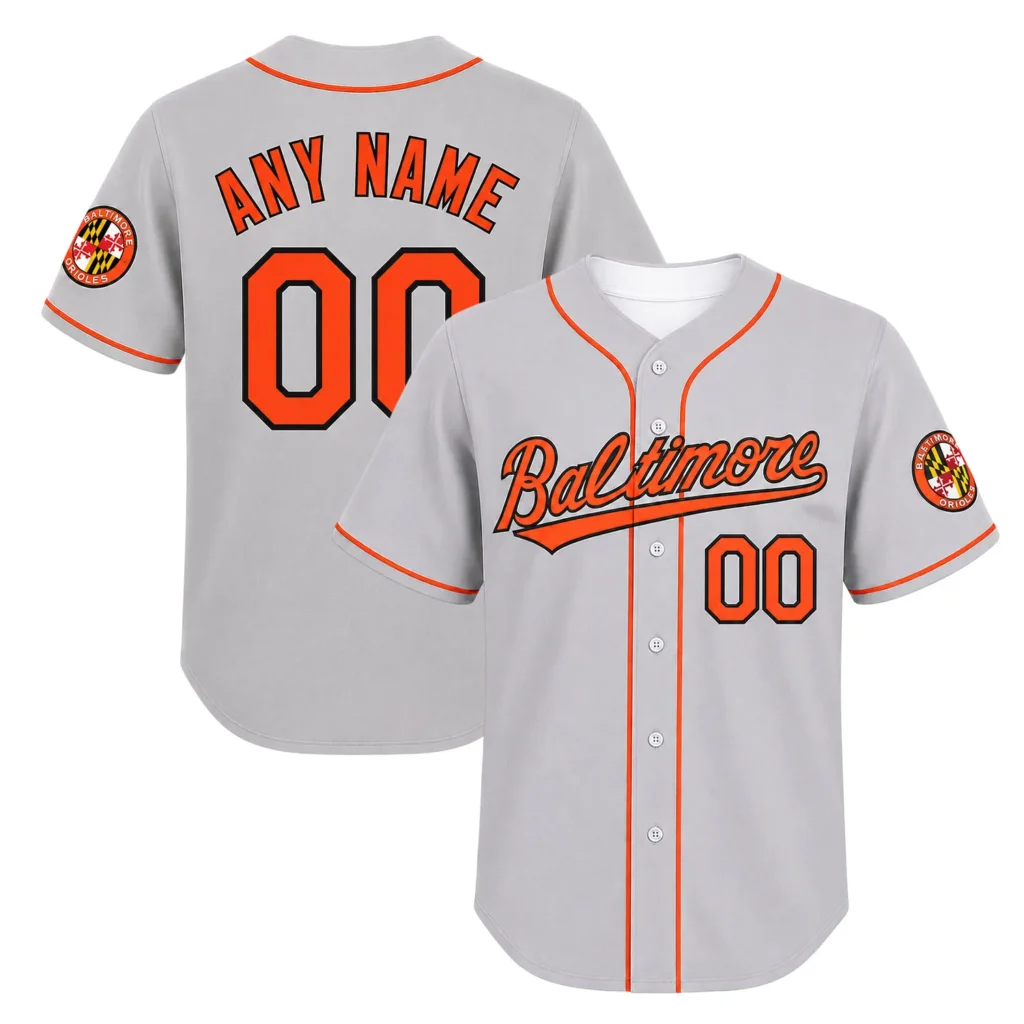 Baltimore Orioles Baseball Jersey Classic Bold Vintage Style