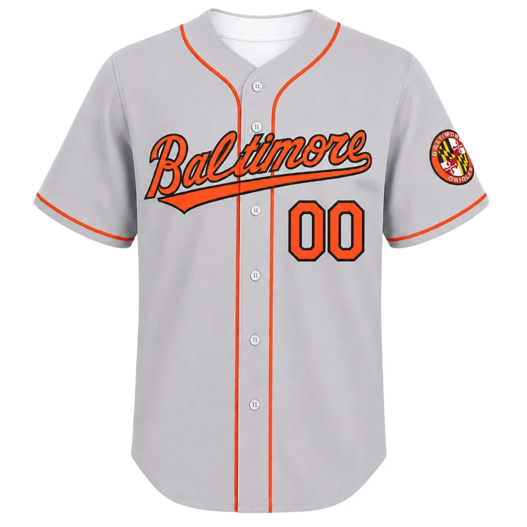 Baltimore Orioles Baseball Jersey Classic Bold Vintage Style