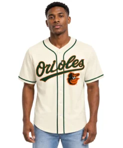 Baltimore Orioles Cream Baseball Jersey Dynamic Fan Merch