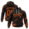 Baltimore Orioles Hoodie Custom Name & Number Special Fan Gear