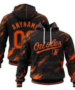 Baltimore Orioles Hoodie Custom Name & Number Special Fan Gear