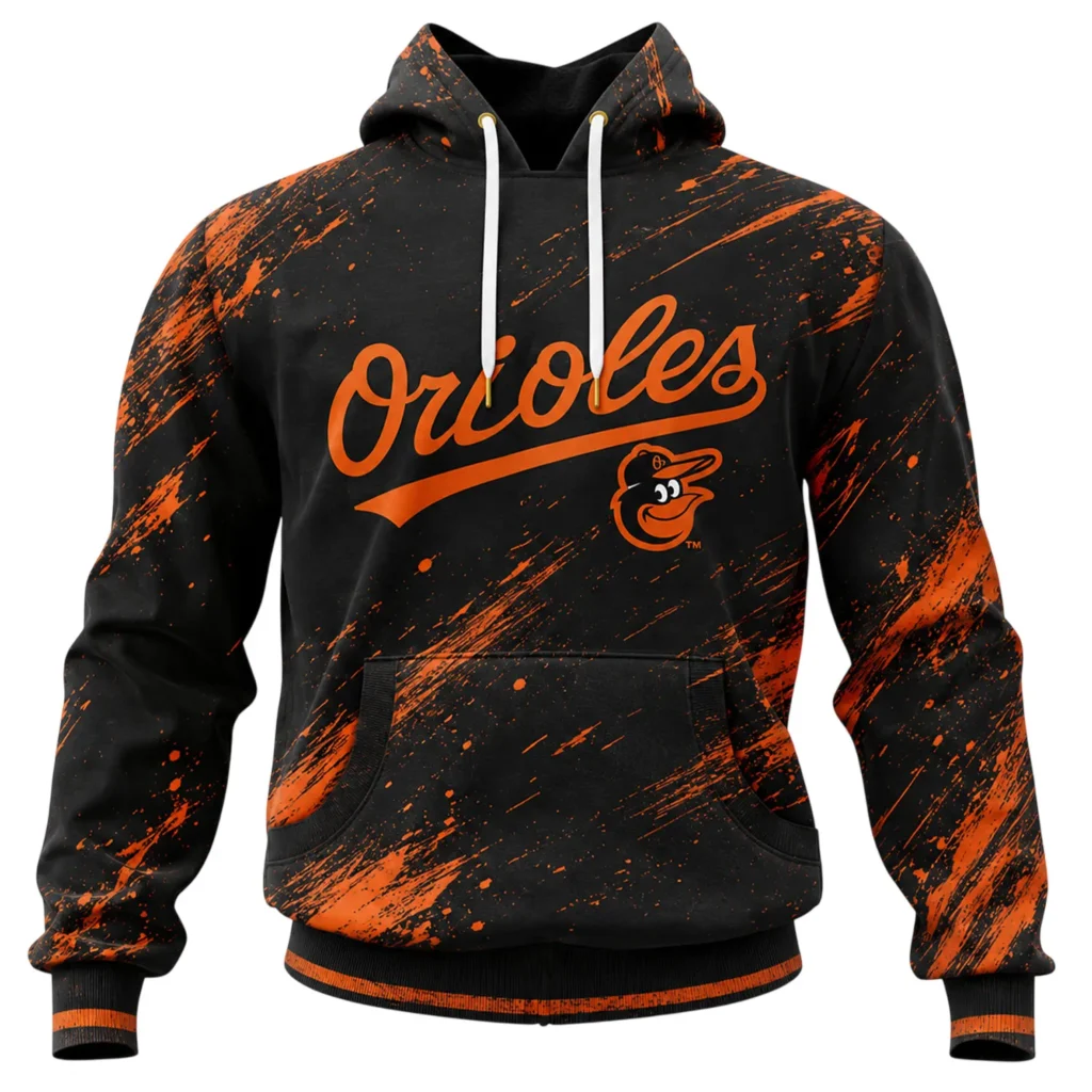 Baltimore Orioles Hoodie Custom Name & Number Special Fan Gear