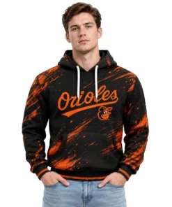 Baltimore Orioles Hoodie Custom Name & Number Special Fan Gear