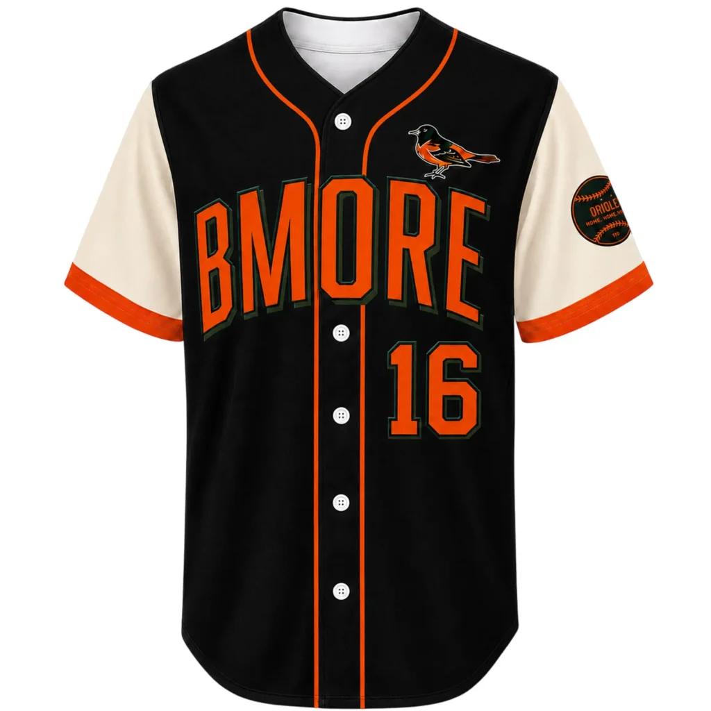 Baltimore Orioles Mayo Baseball Jersey – Bold Fan Style