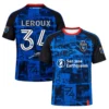 Beau Leroux Fan Jersey Dynamic Quakes Fan Gear
