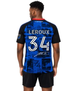 Beau Leroux Fan Jersey Dynamic Quakes Fan Gear