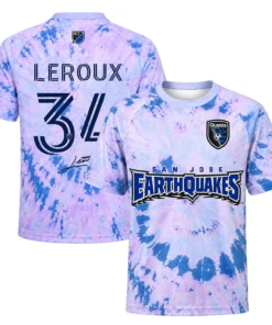 Beau Leroux Football Jersey Vibrant San Jose Fan Merch