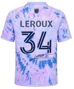 Beau Leroux Football Jersey Vibrant San Jose Fan Merch