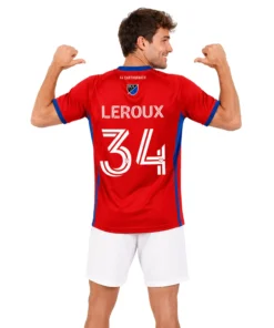 Beau Leroux San Jose Earthquakes Jerseyy Vibrant Red Chevron