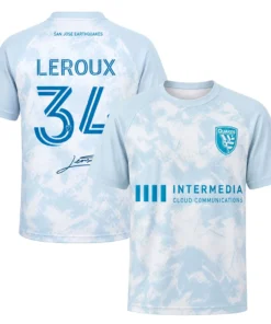 Beau Leroux Soccer Kit Signature San Jose Quakes Jersey