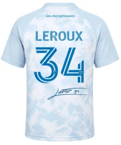 Beau Leroux Soccer Kit Signature San Jose Quakes Jersey