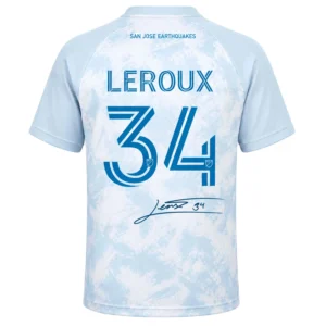Beau Leroux Soccer Kit Signature San Jose Quakes Jersey