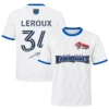 Beau Leroux White Jersey Elite SJ Earthquakes Soccer Kit