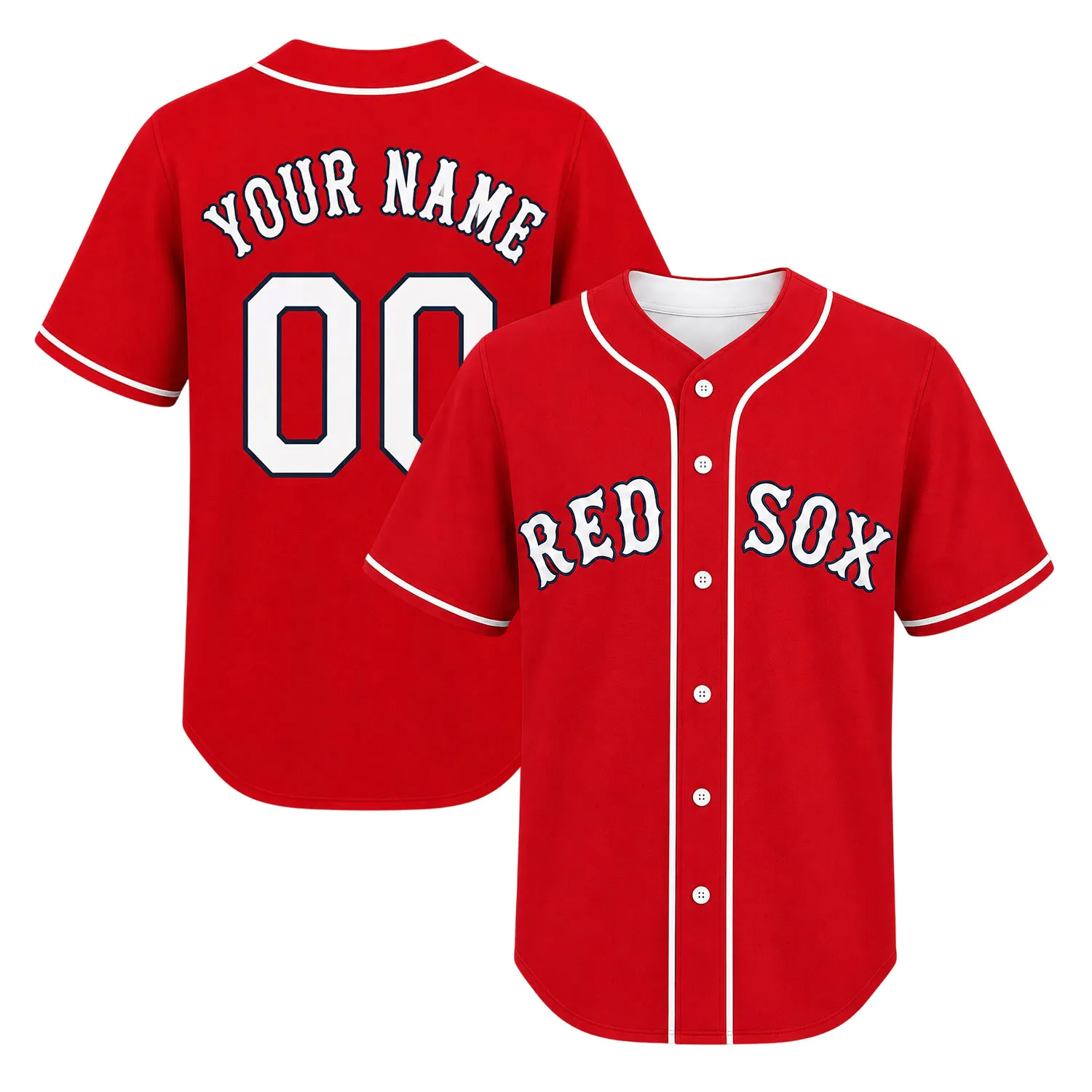 Boston Red Sox Jersey Custom Name – Great Fan Gear