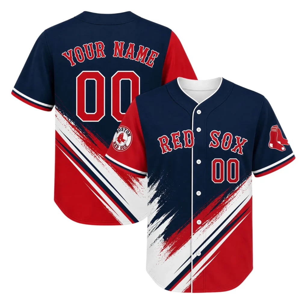 Boston Red Sox Jersey Custom Style – Epic Fan Apparel