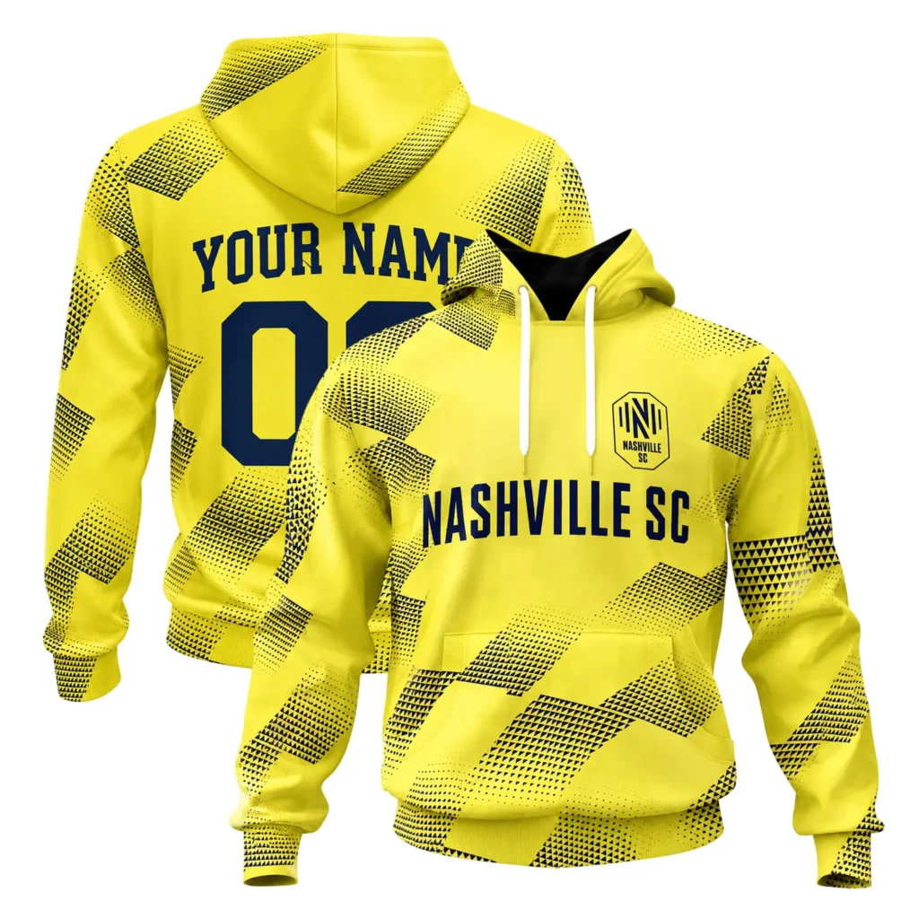 Boys Nashville SC in Gold Hoodie Dynamic Yellow Crest
