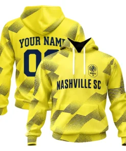 Boys Nashville SC in Gold Hoodie Dynamic Yellow Crest