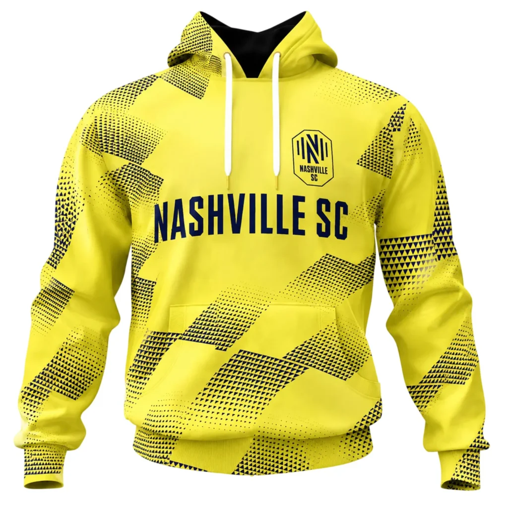 Boys Nashville SC in Gold Hoodie Dynamic Yellow Crest