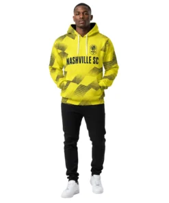 Boys Nashville SC in Gold Hoodie Dynamic Yellow Crest